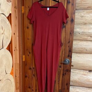 Smash and Tess Romper - colour Rusty Orange